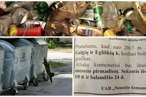 Gyventojai pašiurpę: šiukšles veš rečiau, o paslaugos kaina nemažės