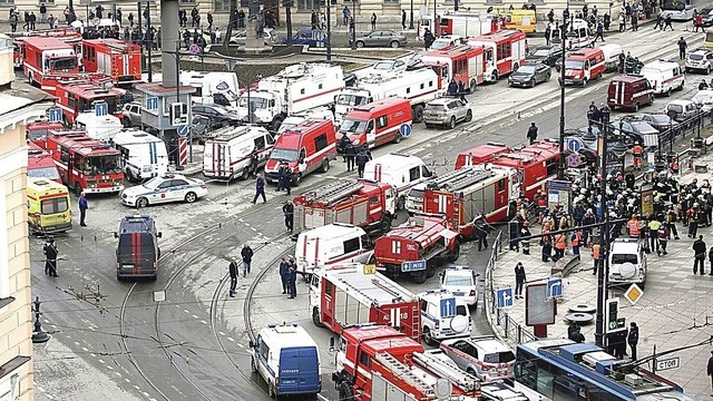 Po teroro išpuolio Sankt Peterburge paskelbtas trijų dienų gedulas