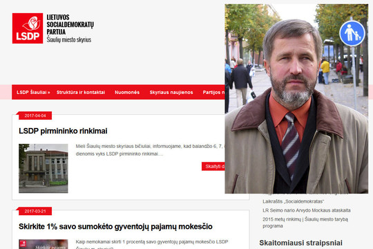 Šiaulių socialdemokratams gresia skilimas