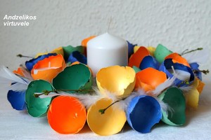 Trys išradingos idėjos, kaip pasigaminti Velykų stalo puošmenas