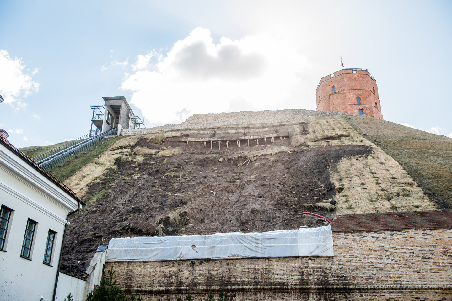 Jau greitai prasidės Gedimino kalno tvarkymo darbai.<br>J.Stacevičiaus nuotr.