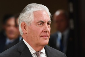 Rexo Tillersono žodžiai žymi taktikos dėl Šiaurės Korėjos pokytį