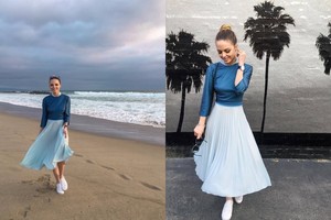 Dainininkė Evelina Anusauskaitė-Young pademonstravo užburiantį stilių