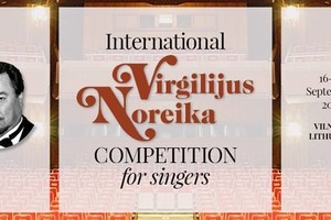Pirmasis Tarptautinis Virgilijaus Noreikos dainininkų konkursas. Registracija prasidėjo