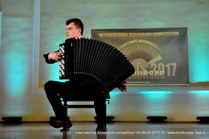 Prestižinė akordeono šventė Europoje – tarptautinis konkursas „Vilnius“