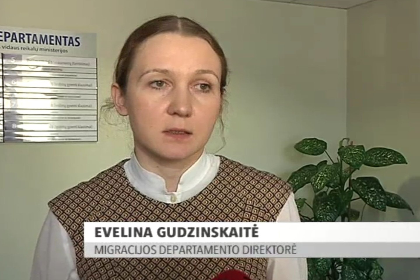 Migracijos departamento direktorė E.Gudzinskaitė teigė, jog norint atimti prieglobstį reikia labai rimtų įrodymų apie žmogaus keliamą grėsmę.<br>Stop kadras