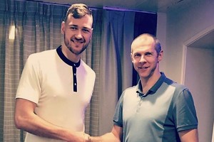 Donatas Motiejūnas ir Ramūnas Šiškauskas aptarė vasarą rinktinėje