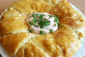 Pyragas iš sluoksniuotos tešlos: visi liks sužavėti