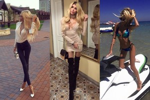 Ukrainietė Katerina Malevskaja gerbėjus stebina itin lieknu kūnu