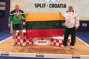 Sunkiaatletis Aurimas Didžbalis iš Europos čempionato grįš su bronza