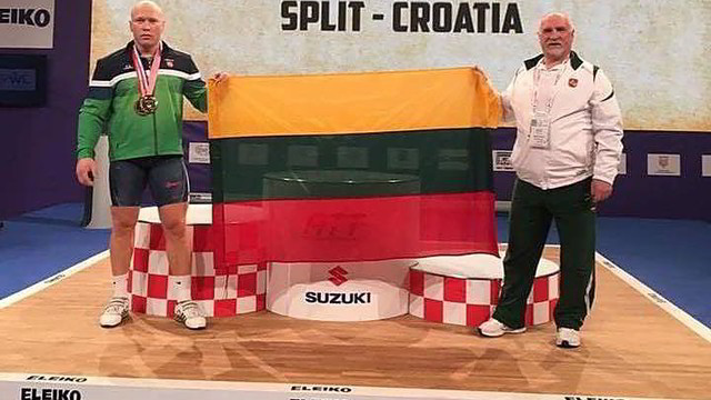 Sunkiaatletis Aurimas Didžbalis Lietuvai parveš bronzos medalį