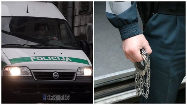Kauno apskrities policijos pareigūnai atskleidė konvojaus darbo užkulsius