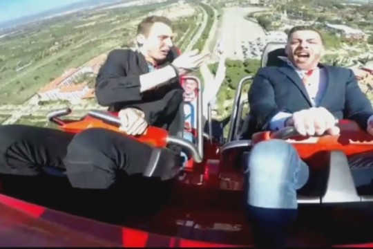 Šio pasivažinėjimo linksmaisiais kalneliais vienas vyras nepamirš niekada