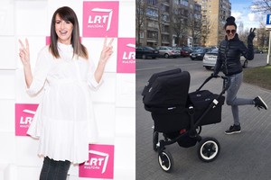 Katažina Zvonkuvienė pavasariškas dienas leidžia su dvynukais lauke: „Mamadienis!“