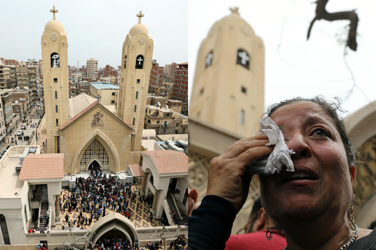 Egipte – sprogimas dar vienoje bažnyčioje, teroristai pražudė dešimtis žmonių