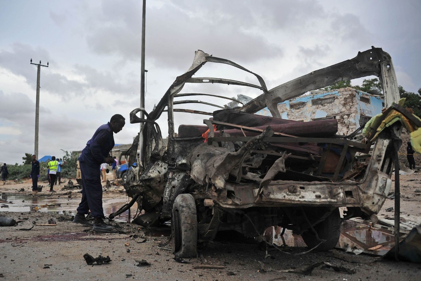 Per sprogimą žuvo 10 žmonių.<br>AFP/Scanpix nuotr.