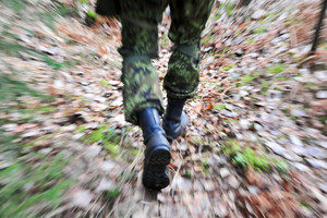 Po pratybų vykę kariai sulaikė padegėją