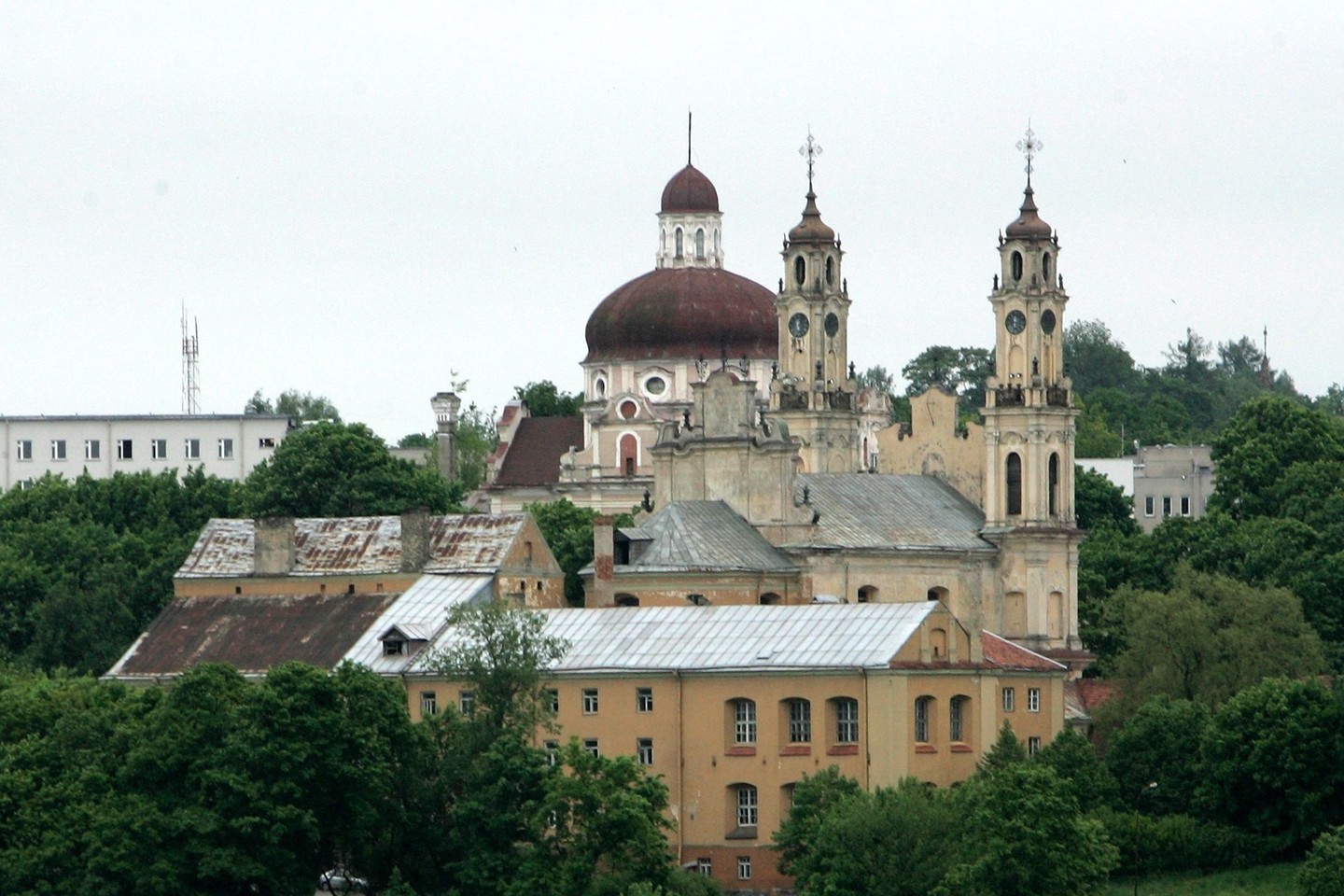 Vilniaus Viešpaties Dangun Žengimo bažnyčia, plačiau žinoma kaip Vilniaus Misionierių bažnyčia.<br>V.Balkūno nuotr.