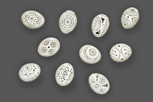 Kai kurias margučių dekoravimo technikas kaunietė yra net užpatentavusi