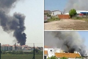 Portugalijoje prie „Lidl“ parduotuvės nukrito lėktuvas: yra žuvusiųjų