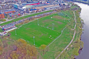 Kauno futbolo mokyklos laukia permainos: statys kupolą stadionui