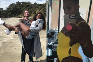 Teniso žvaigždė Serena Williams su sužadėtiniu laukiasi pirmagimio