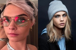 Nauja supermodelio Caros Delevingne šukuosena atima žadą