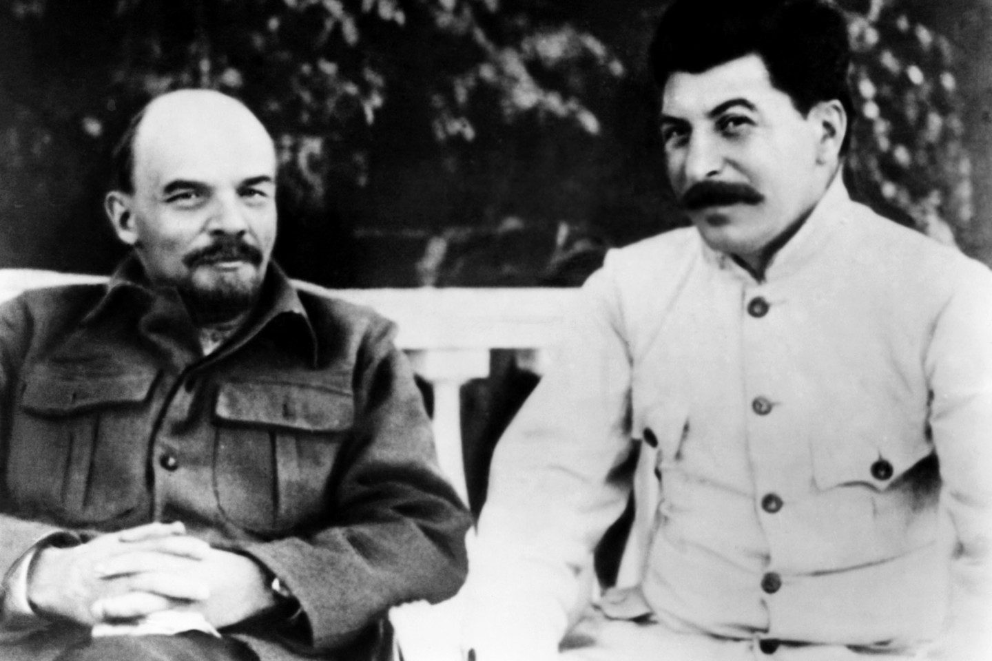 Vladimiras Leninas su Josifu Stalinu. <br> "ViDA Press" nuotr. 