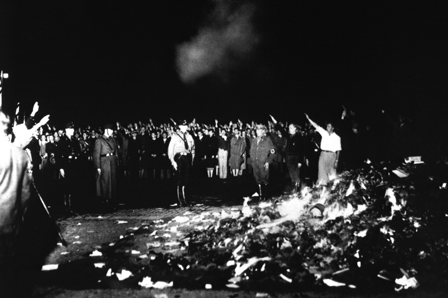  1933 metais naciai sudegino tūkstančius knygų.<br> "ViDA Press" nuotr.