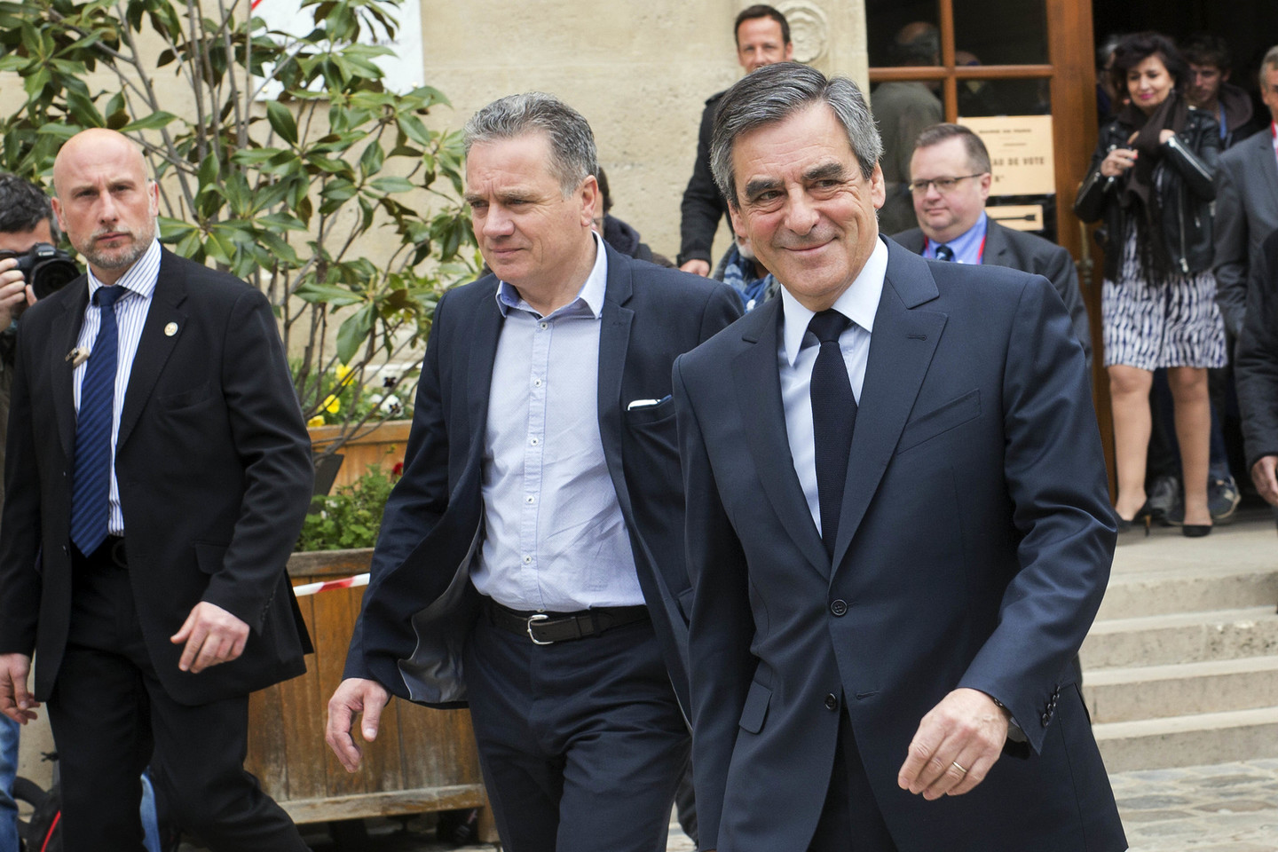 Sekmadienį Prancūzijoje vyksta pirmasis prezidento rinkimų turas.<br>AP nuotr.