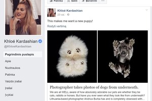Lietuvis fotografas sužavėjo K.Kardashian