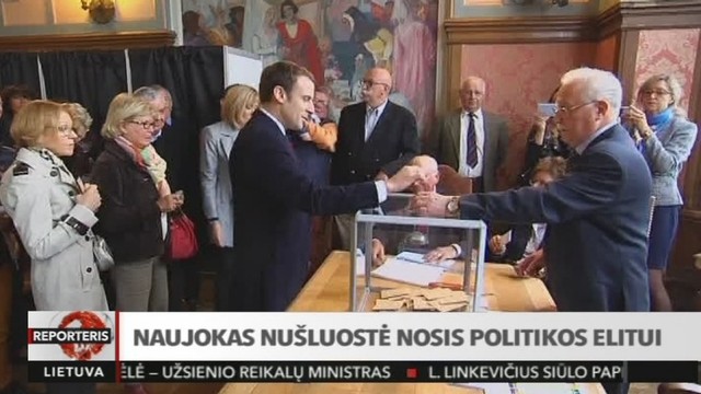 Prancūzai: Emanuelis Macronas nušluostė nosis politikos elitui