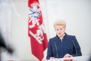 Dalia Grybauskaitė: „Dėl Vasario 16-osios Akto kalbamasi su Vokietija, sprendimų nėra“