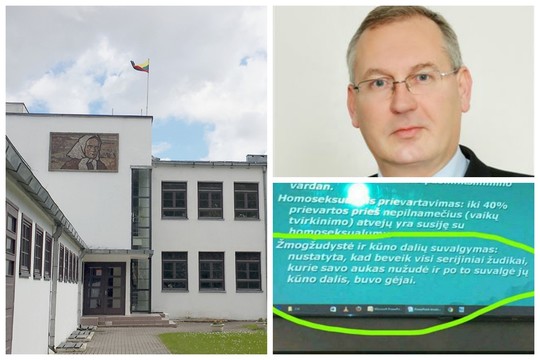 Skandalas Telšių Žemaitės gimnazijoje: vaikams pasakojo, kad kanibalai yra gėjai