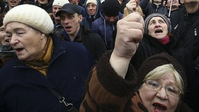Baltarusiai protestavo prieš atominės elektrinės Astrave statybas