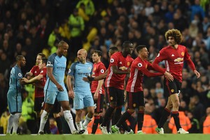 Anglijos čempionate „Manchester United“ ir „Manchester City“ vienas kito nenuskriaudė