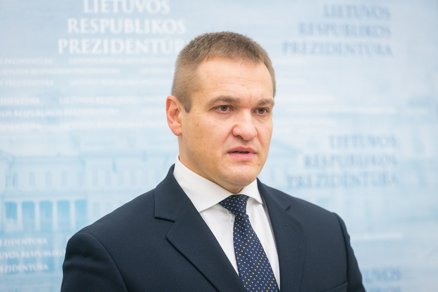 Vidaus reikalų ministras E.Misiūnas.