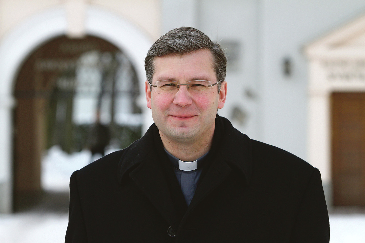 Vyskupas K.Kėvalas teigė, kad išvažiuoti iš Kauno į Žemaitiją jam yra tolygu išvažiuoti iš savo namų. <br>M.Patašiaus nuotr.