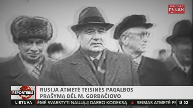 Michailas Gorbačiovas Sausio 13-osios byloje neliudys