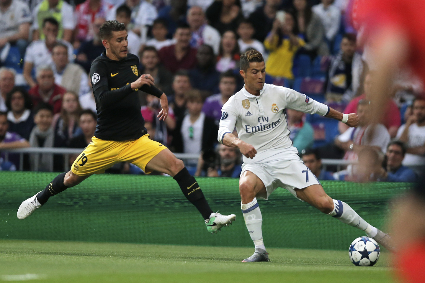 "Real" jau pirmame kėlinyje pirmavo prieš "Atletico"<br> AP nuotr.