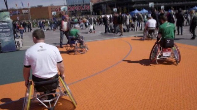Pirmą kartą „Žalgirio“ 3×3 turnyre jėgas išbandė neįgalieji