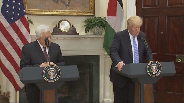 Donaldas Trumpas pareiškė būsiąs Izraelio ir Palestinos taikos garantu