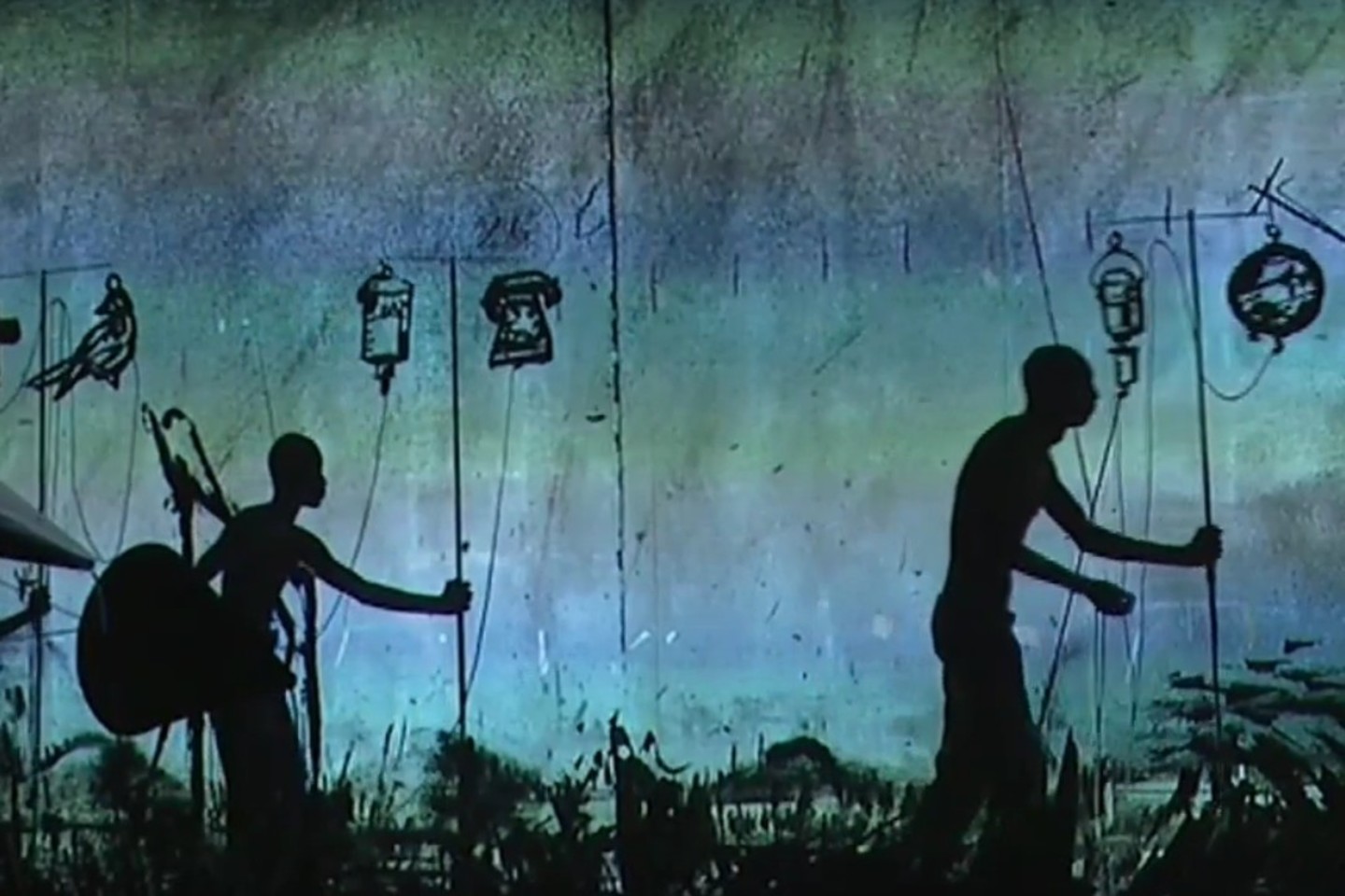 Williamo Kentridge'o filmuko kadras.<br> Youtube nuotr.