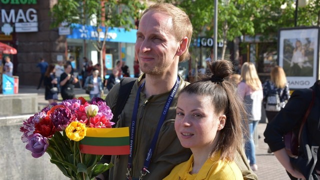 Grupė „Fusedmarc“ Kijeve pasveikino konkurentus ir bendravo su gerbėjais
