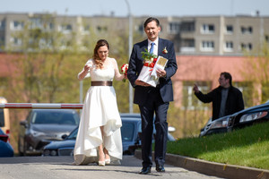 Garsusis tarologas Leopoldas Malinauskas TV studijoje vedė 23 metais jaunesnę mylimąją