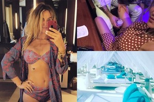 Žilvino Trato dukros mama Julija Lubičianskaja paviešino pikantiškų kadrų iš atostogų