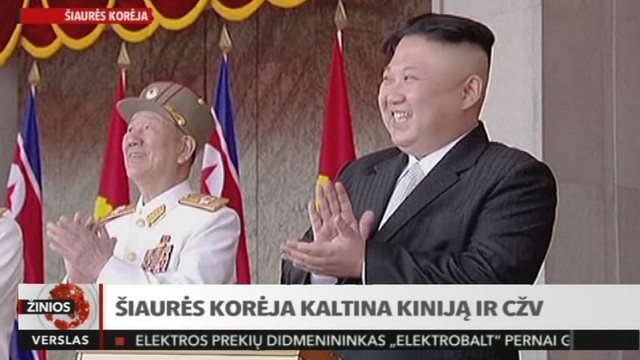 Šiaurės Korėja kaltina Kiniją ir CŽV