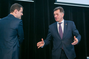 Socialdemokratų partijos suvažiavime - ambicingos A. Butkevičiaus ir G. Palucko kalbos