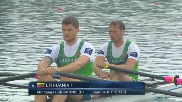 Pasaulio irklavimo taurės etape triumfavo dvi Lietuvos įgulos