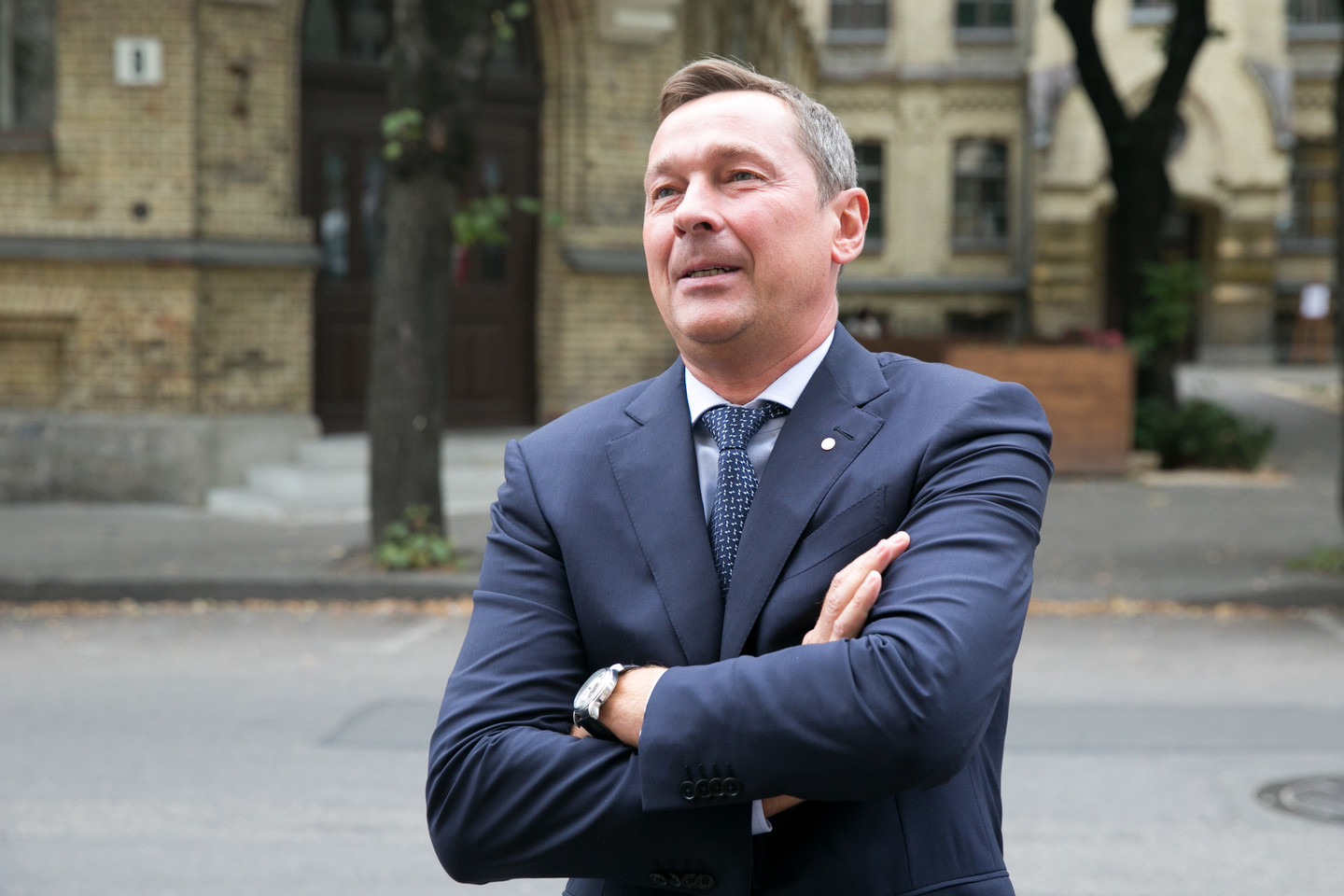 A.Zuokas iš R.Šimašiaus pasigedo idėjų.<br> T.Bauro nuotr.